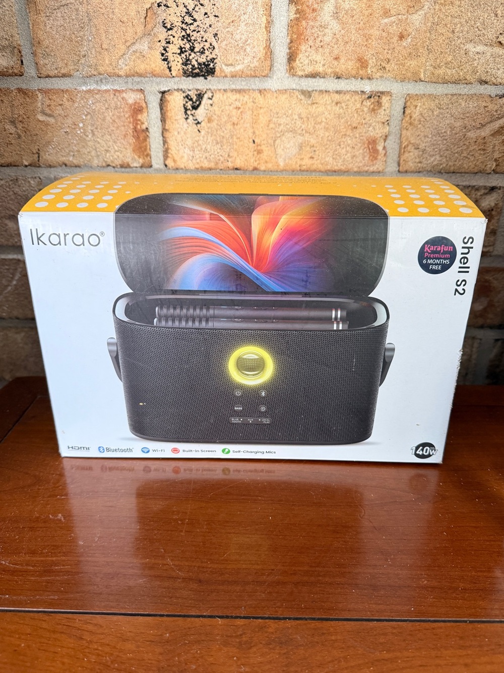 Ikarao Shell S2 Bluetooth Speaker with LED Accent